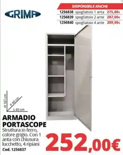 Brico Io Grima armadio portascope offerta