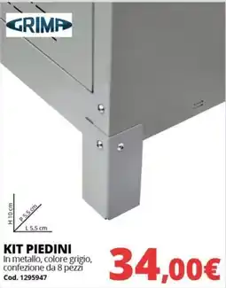 Brico Io Kit piedini Grima offerta