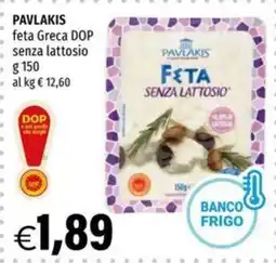 Hurrà Pavlakis feta Greca DOP senza lattosio offerta
