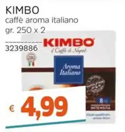 Stop&Shop Kimbo caffè aroma italiano offerta
