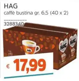 Stop&Shop caffè bustina HAG offerta