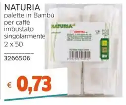 Stop&Shop Palette in Bambù per caffè imbustato offerta