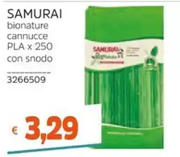 Stop&Shop Samurai cannucce PLA offerta