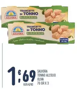 Gruppo Pascar Salvora tonno all'olio oliva offerta