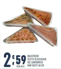 Gruppo Pascar Balistrieri filetti di acciughe del cantabrico offerta