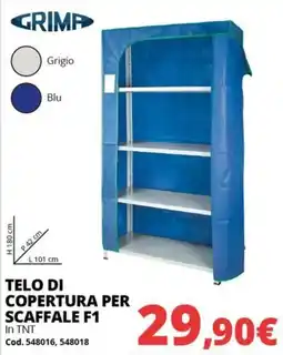 Brico Io Telo di copertura per scaffale F1 Grima offerta
