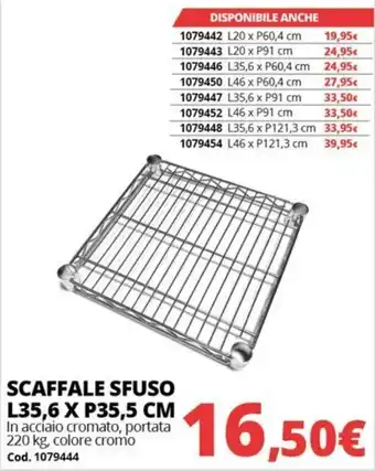 Scaffale sfuso