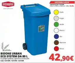 Brico Io Bidone Urban Eco System da 80 L offerta