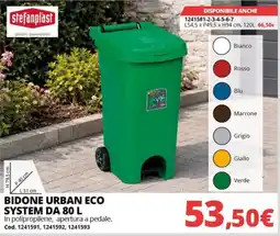 Brico Io Bidone Urban Eco System da 80 L offerta
