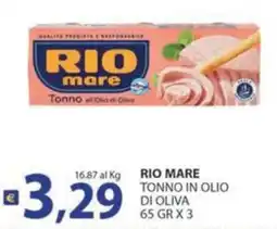 Re Mercato Lucrezia Rio mare tonno in olio di oliva offerta