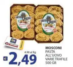 Re Mercato Lucrezia Mosconi pasta all'uovo varie trafile offerta