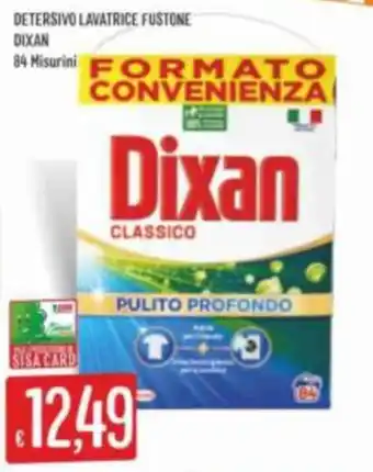 Detersivo lavatrice fustone Dixan Classico