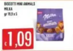 Mercadò Biscotti mini animals Milka offerta