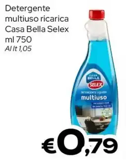 MAX Supermercati Detergente liquido multiuso Casa Bella Selex offerta