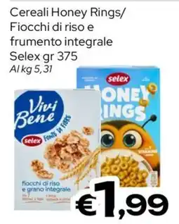 MAX Supermercati Vivi Bene fiocchi di riso e grano integrale offerta