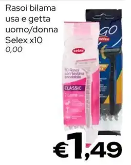 MAX Supermercati Rasoi bilama Selex offerta