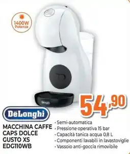 Extracoop DeLonghi Macchina Caffè Caps Dolce Gusto XS offerta