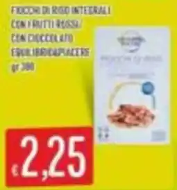 Mercadò Ficchi di riso integrali con frutti rossi / con cioccolato offerta