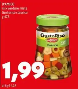 MEGA GustoRiso classico D'Amico offerta