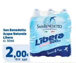 Sigma San Benedetto Acqua Naturale Libera offerta