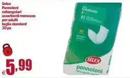 Elite Selex pannoloni rettangolari assorbenti offerta