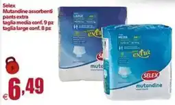 Elite Selex mutandine assorbenti offerta
