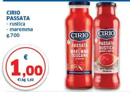 Sigma Passata maremma toscana Cirio offerta