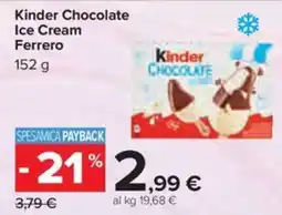 Carrefour Iper Kinder Chocolate Ice Cream Ferrero offerta