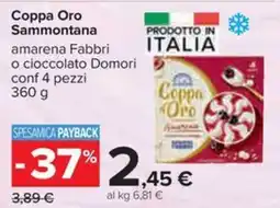 Carrefour Iper Coppa Oro Sammontana offerta