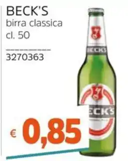 Stop&Shop Beck's birra classica offerta
