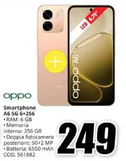 MediaWorld Smartphone Oppo A6 5G offerta
