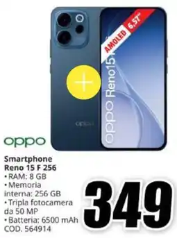 MediaWorld Smartphone Reno 15 F 256 offerta