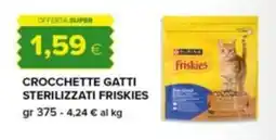Tigre Crocchette gatti sterilizzati Friskies offerta