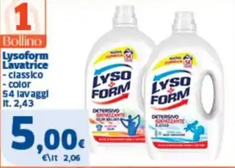 Lysoform Lavatrice classico/color