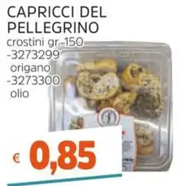 Stop&Shop Capricci del Pellegrino crostini offerta