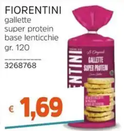 Stop&Shop Fiorentini gallette super protein base lenticchie offerta