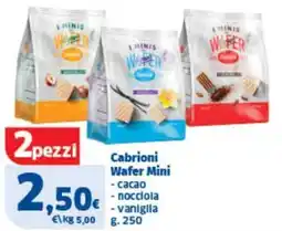 Sigma Cabrioni Wafer Mini offerta