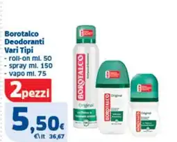 Sigma Borotalco Deodoranti offerta