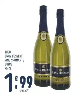 Gruppo Pascar Toso gran dessert vino spumante dolce offerta