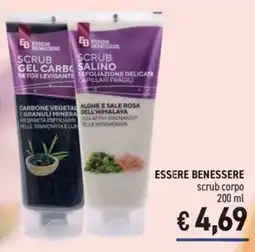 Determarket Essere Benessere scrub corpo offerta