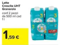 Carrefour Iper Latte Crescita UHT Granarolo offerta