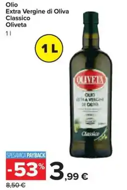 Carrefour Iper Olio Extra Vergine di Oliva Classico Oliveta offerta