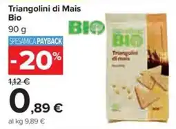 Carrefour Iper Triangolini di Mais Bio offerta