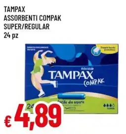 Famila Superstore Tampax assorbenti compak super/regular offerta