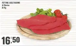 Conté Supermercati Fettine sceltissime di Bovino offerta