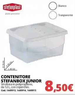 Brico Io Stefanplast Contenitore Stefanbox Junior offerta