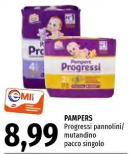 Emi Supermercati Pampers Progressi pannolini/mutandino offerta