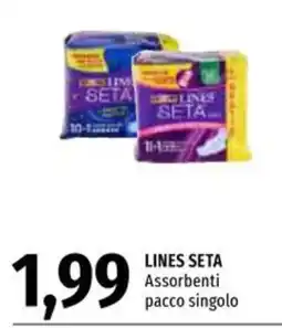 Emi Supermercati Lines Seta Assorbenti offerta