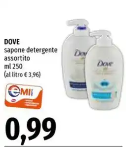 Emi Supermercati Dove sapone detergente assortito offerta