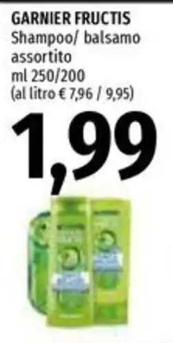 Emi Supermercati Garnier Fructis Shampoo/balsamo assortito offerta